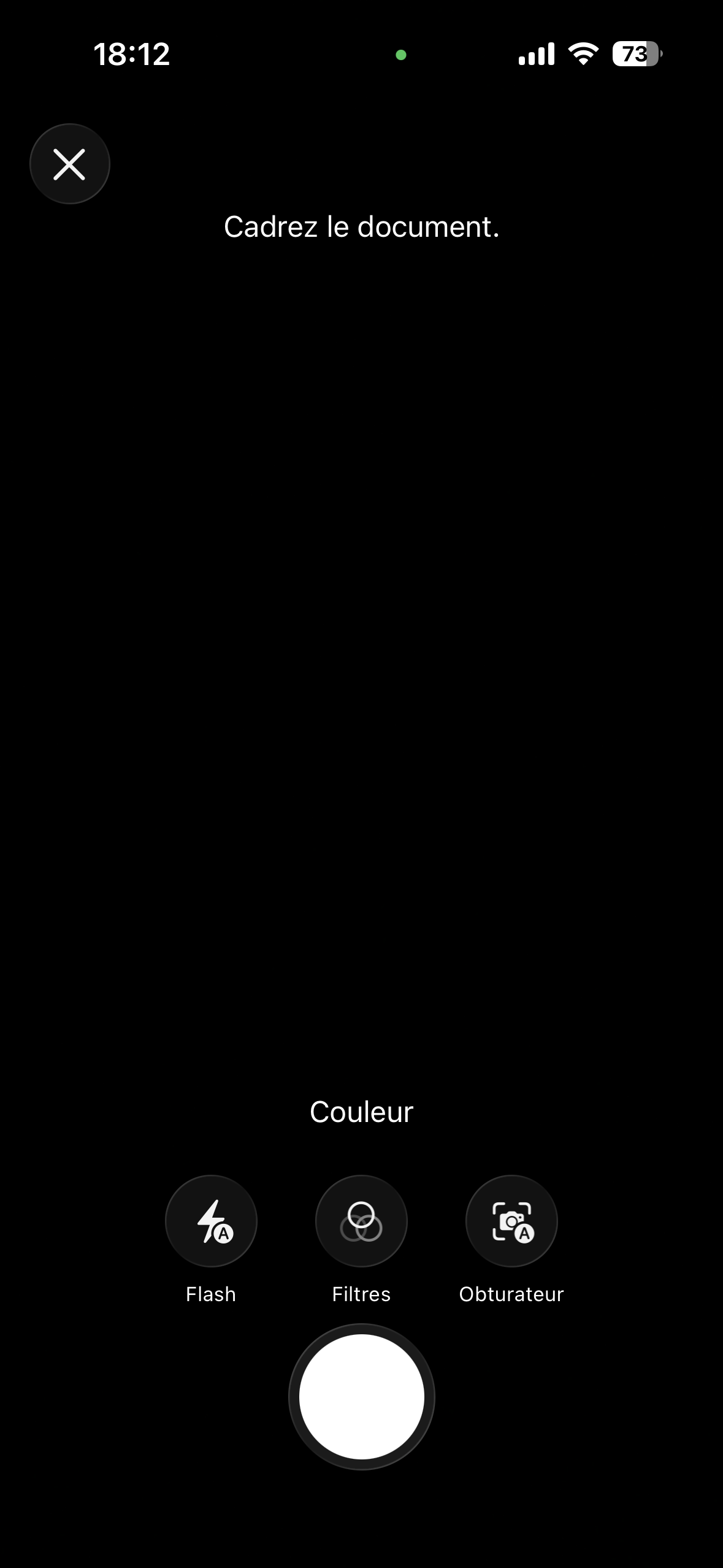 Kolecto mobile app screen